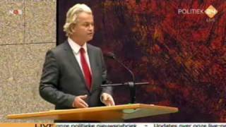 1716 september 2009 Algemene Beschouwingen Termijn 1 Geert Wilders PVV [upl. by Madelena]