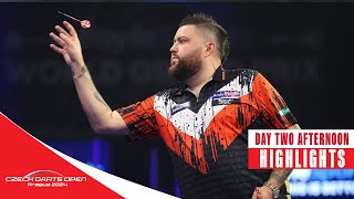 SEEDS ELIMINATED  Day Two Afternoon Highlights  2024 Gambrinus Czech Darts Open [upl. by Neerac646]