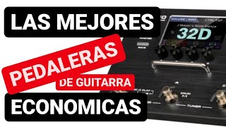 LAS 5 MEJORES PEDALERAS MULTIEFECTOS BARATAS 💲💲  Pedaleras de guitarra eléctrica baratas 2022 [upl. by Daveta]