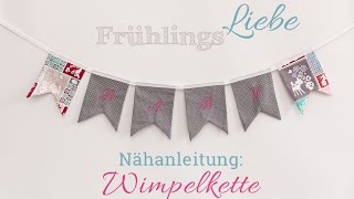 Nähanleitung Wimpelkette [upl. by Lynde]