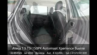 Seat Ateca 15 TSI 150PK Automaat Xperience Business Intense lednavcameccacclmv18 [upl. by Byrn]