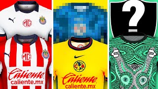 ¡Las MÁS LOCAS ESPECTACULARES✅ y FEAS❌ PLAYERAS en la Liga MX para la nueva temporada👕 [upl. by Yssak]