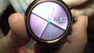 ASUS ZenWatch 3 Unboxing First Review Android Wear 20 [upl. by Armalla801]