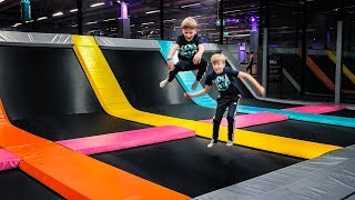 Trampoline Park Fun at Yoump [upl. by Cynthy]