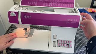 Pfaff select 30 Bedienungsanleitung sewing machine nähmaschine sewingmachine pfaff [upl. by Adelpho]