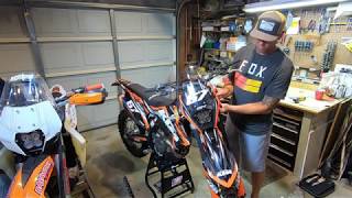 Bajaworx KTM Enduro Windshield Install [upl. by Alamat74]