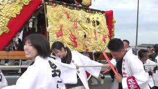 西条祭り 石岡神社祭礼 野々市 20241015 石岡神社 祭りまつり西条祭り石岡神社氷見野々市みこし太鼓台だんじり西条市石岡神社 [upl. by Tildi]