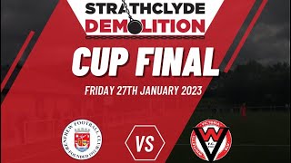 HIGHLIGHTS  Renfrew FC 11 Whitletts Victoria 53AP  Strathclyde Demolition Cup Final 2223 [upl. by Atekehs]