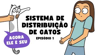 UM GATO APARECEU NA MINHA CASA  NOVELINHA DE GATO EP 1 [upl. by Pearson237]