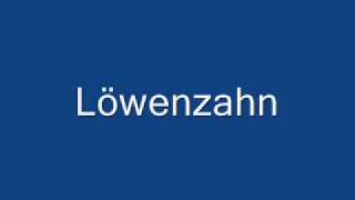 Löwenzahn Song [upl. by Jenesia]