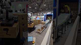 XYZ unloading robot at Logis Tech Tokyo 2024 robotics ltt2024 4 automation loadingunloading [upl. by Jaala81]