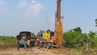 Borewell Drilling  5 Hp Motor 149 Feet Deep boring With Coconut water checking Method  Borewells [upl. by Aicemak]