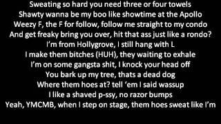 Bow Wow ft Lil Wayne Sweat Lyrics New 2011 [upl. by Deppy]