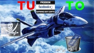 TUTO Supprimer Un Compte Facebook Définitivement [upl. by Anyr]