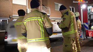 Woningbrand met gewonde in Coevorden [upl. by Wang]