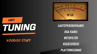 HIFI Tuning Kabel Gerätefüße Plattenklemme und andere Besonderheiten [upl. by Britta]