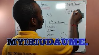 MYIRIUDAUME Syllabic Nasals in Igbo language explained [upl. by Willing583]