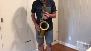 Ishimori Woodstone Tenor Saxophone Demo [upl. by Tirma]