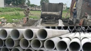 Sewerage Pipe Making Complete ProcessConcrete Pipe manufacturing pakistan pakistanvibes11 [upl. by Cheung670]