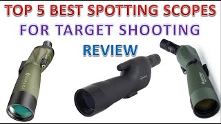 Best Spotting Scope For Target Shooting Reviews  Best Spotting Scopes [upl. by Tyre]