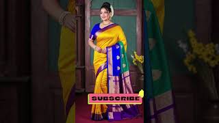 4K Ai Art Indian Model Lookbook I Vibrant Color Bengali Saree Outfit [upl. by Lambertson]