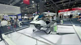 XPENG AEROHT Flying Car in China Composites Expo 2024 [upl. by Oicnecserc]