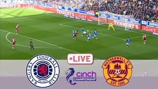 🔴Full Match Rangers v Motherwell  Scottish Premiership 202425 [upl. by Idyh]