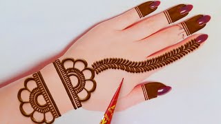 Easy Arabic Mehndi Design Tricks 2024  Back Hand Mehandi Design  Stylish Mehandi Design  Mehndi [upl. by Imefulo182]