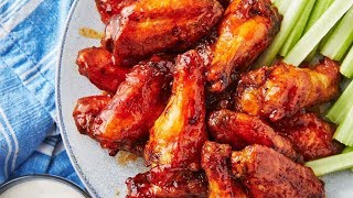 How To Make The Crispiest Baked Buffalo Chicken Wings  Delish [upl. by Ahsilef]