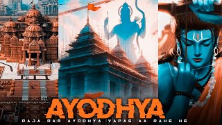 Shree Ram Mandir Status🚩🕉  Shree Ram Editz 🚩🕉Ayodhya Ram Mandir status ayodhya [upl. by Annodam]