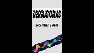 DERMATOMAS Sectores y Usos [upl. by Bertelli268]