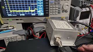 Testing filters on spectrum analyzer [upl. by Cerelia]