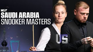 🔴LIVEReanne Evans vs Simon Blackwell Saudi Arabia Snooker Masters Championship League 2024 [upl. by Yerd]