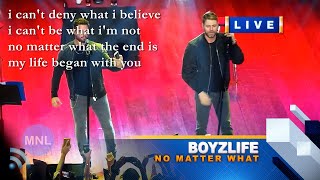 UNPLUGGED NO MATTER WHAT BOYZONE Boyzlife Momentum Live MNL [upl. by Aikehs779]