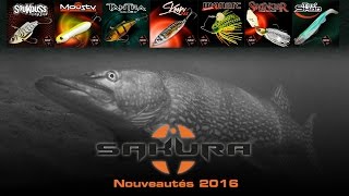 Nouveaux leurres Sakura 2016 [upl. by Eyk]