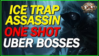 POE 323 One Tap Uber Bosses With Ice Trap Assassin Farm Uber Maven Exarch and Eater In Seconds [upl. by Adnamas]