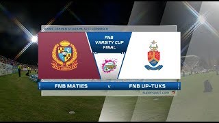 FNB Varsity Cup Final  Maties vs UPTuks [upl. by Epul866]