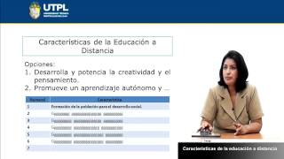 UTPL CARACTERÍSTICAS DE LA EDUCACIÓN A DISTANCIA TODAS LAS CARRERASMETODOLOGÍA DE ESTUDIO [upl. by Rickard225]