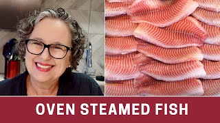 Healthy Oven Steamed Fish Keto  The Frugal Chef [upl. by Fagen]