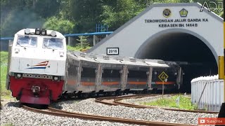 Kereta Api Lintas Jalur Ganda  Hunting Di Kebasen Daop 5 Purwokerto [upl. by Perice]