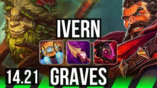 IVERN vs GRAVES JGL  KR Diamond  1421 [upl. by Annaeel]