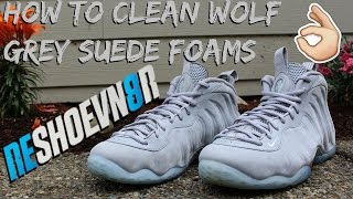 How To Clean Wolf Grey Foamposites Reshoevn8r [upl. by Erlin]