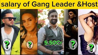 Salary of MTV Roadies Host and gang leaders  MTV Roadies xx roadies [upl. by Medovich898]