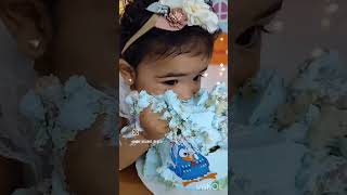 Hey minnale song❤cake lovercute baby😍 video [upl. by Juback]