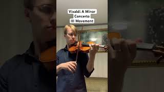 Vivaldi A Minor Violin Concerto 3rd Movement vivaldi violin [upl. by Enihpesoj657]