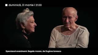 „Regele moare” cu Victor Rebengiuc şi Mariana Mihuţ la TVR1 [upl. by Clareta]