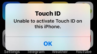 How to Fix unable to activate touch id on this iPhone [upl. by Allenrac]