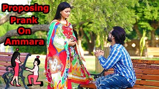 Proposing Prank On Ammara  Mehran Hashmi [upl. by Groveman79]