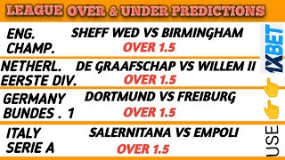 Football Betting TipsBUNDESLIGA SERIE A CHAMPIONSHIP Ligue 19224MAXWINFOOTBALLPREDICTION [upl. by Clement]