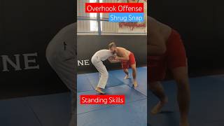 Shrug Snap Overhook Offense BJJ Standing Skills bjj mma shorts bteam jiujitsu judo nogi [upl. by Shalna49]